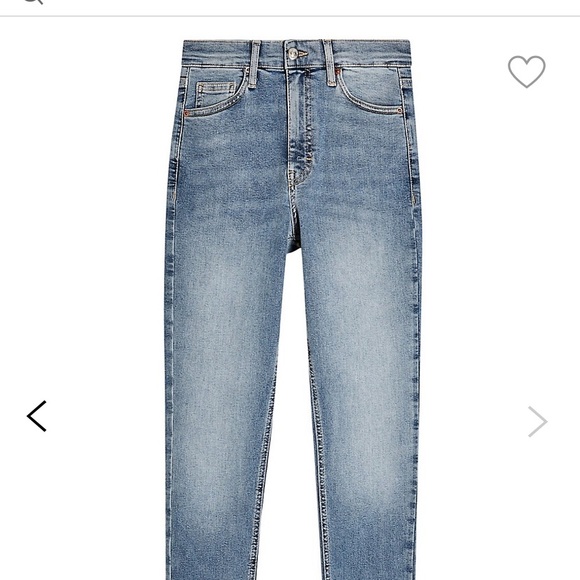 Topshop Jamie Ripped High Waisted Skinny Jeans - Picture 3 of 9